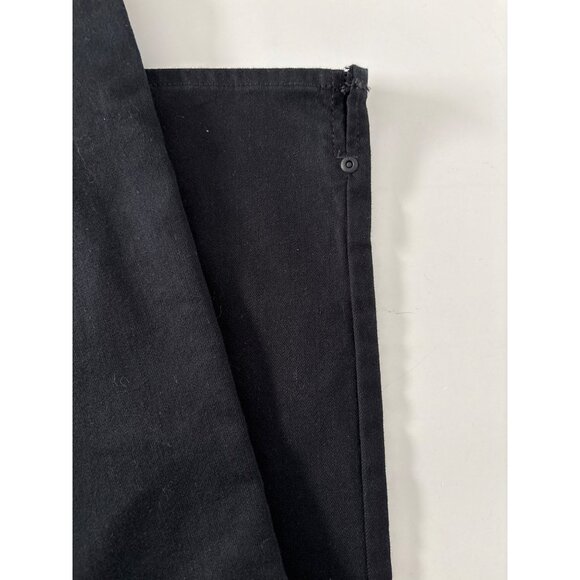 Polished Casual NYDJ Jeans 12 Sheri Slim Black Lift Tuck Ankle Slit NWT 5 Pocket - Picture 14 of 15
